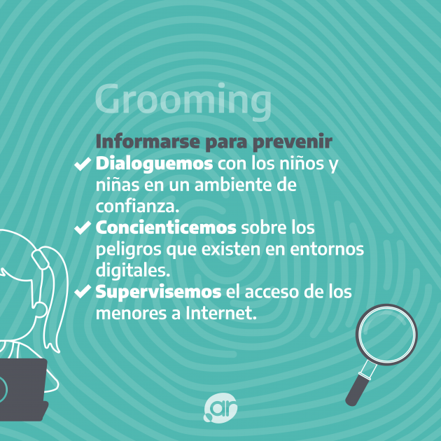 Engaños y secretos en Internet cómo prevenir el grooming NIC Argentina